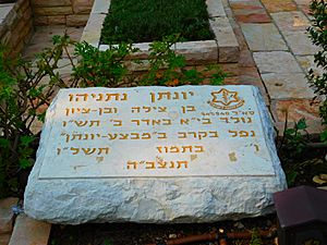 Yoni Netanyahu's grave
