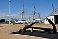 Anchor and HMS Gannet at Chatham Dockyard