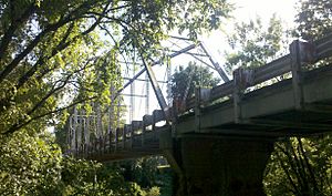 Camelback bridge from below