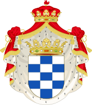 Coat of arms of the House of Alvarez de Toledo, duchy of Alba de Tormes, Grandee of Spain