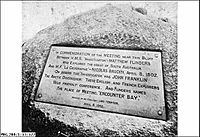 Commemoration plaque at Rosetta Head, South Australia (State Library of South Australia PRG280 1 12 377)