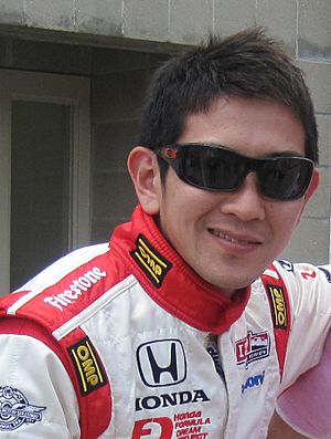 Hideki Mutoh 2010 Indy 500 Pole Day.JPG