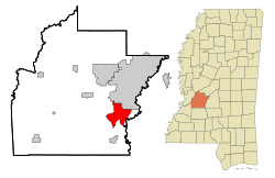 Location of Byram, Mississippi