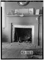 Historic American Buildings Survey W. N. Manning, Photographer, June 15, 1935 FIREPLACE IN N. W. FRONT ROOM - Hanchey-Pennington House, U.S. Highway 231, Orion, Pike County, AL HABS ALA,55-ORIO,2-3