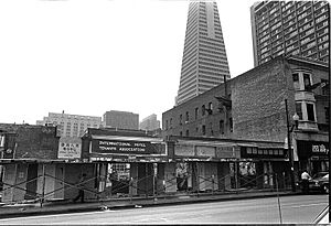 International Hotel at 848 Kearny Street in San Francisco, around 1979