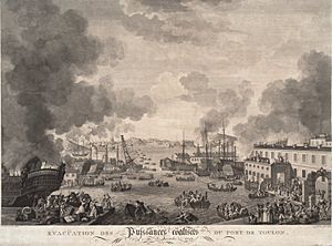 Les coalises evacuent Toulon en decembre 1793