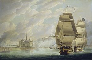 Nelson Forcing the Passage of the Sound, 30 March 1801, prior to the Battle of Copenhagen.jpg