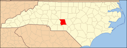 North Carolina Map Highlighting Montgomery County.PNG