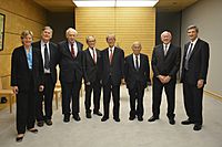 OIST BOG Members After Meeting Prime Minister Shinzo Abe 4 October 2013 20131004