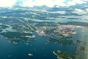 2012 aerial view of Oxelösund