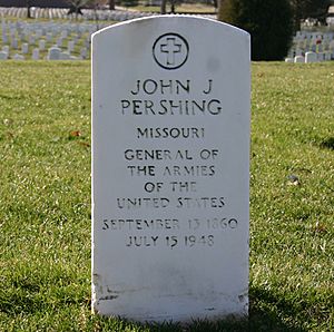 Pershing's Tombstone
