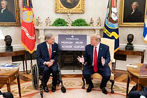President Trump Meets with the Governor of Texas (49870301296)