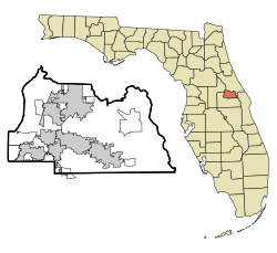 Sanlando Springs, Florida is located in Seminole County, Florida
