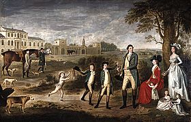 Sir William Erskine and his family
