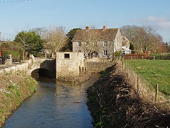 The Old Mill on the River Cam, West Camel - geograph.org.uk - 693898.jpg