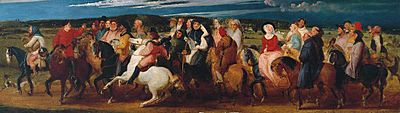 Thomas Stothard Canterbury Pilgrims 318 x 952 mm