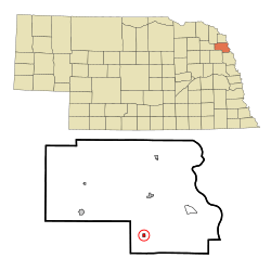 Location of Rosalie, Nebraska