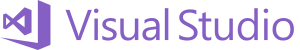 Visual Studio 2017 logo and wordmark