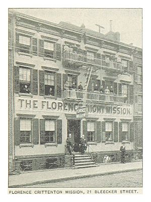 (King1893NYC) pg445 FLORENCE CRITTENTON MISSION, 21 BLEECKER STREET