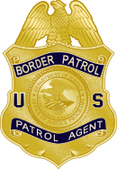 Badge of the United States Border Patrol, circa 1999.