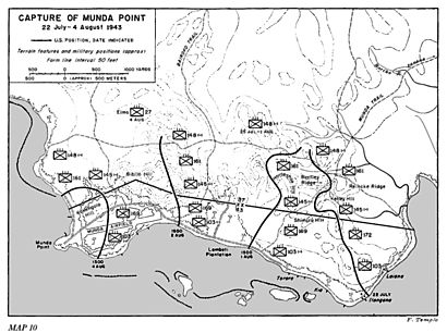 Capture of Munda Point