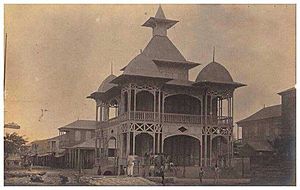Centennial Palace in Gonaïves, Haiti c 1904