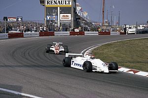 Grand Prix van Nederland op circuit van Zandvoort nr. 14 Eddie Cheever (USA) , Bestanddeelnr 253-8582