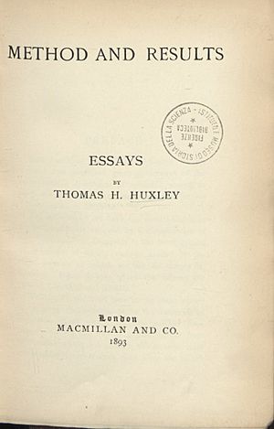 Huxley - Method and results, 1893 - 4282072 F