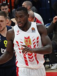 Michael Ojo (basketball, born 1993) 50 KK Crvena zvezda EuroLeague 20191010 (1).jpg