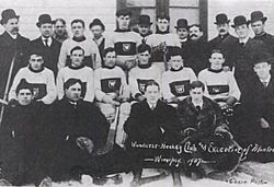 Montreal Wanderers in Winnipeg 1907