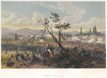 Nebel Mexican War 07 Battle of Churubusco