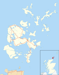 Lyness is located in Orkney Islands