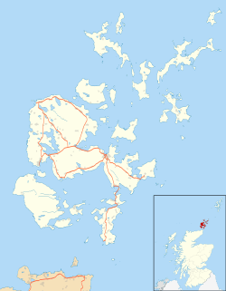 Braeside chambered cairn is located in Orkney Islands