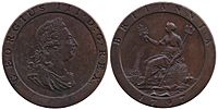Penny, Great Britain, 1797 - George III.jpg