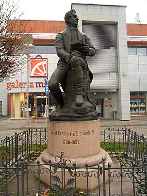 Pomnik Josepha von Eichendorffa w Raciborzu