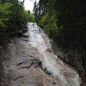 Ripley Falls in Crawford Notch State Park
