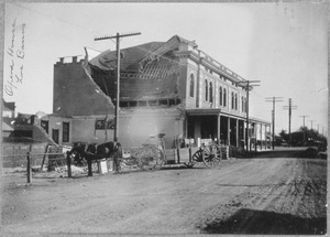 San Francisco Earthquake of 1906, Opera House. Los Banos, California - NARA - 513320