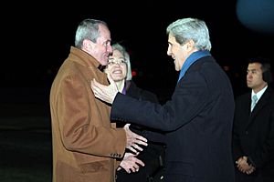 Secretary Kerry Arrives in Berlin, Germany