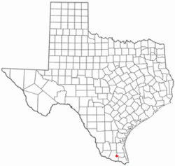 Location of Monte Alto, Texas