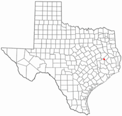 Location of Trinity, Texas