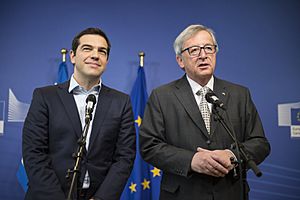 Tsipras and Junker