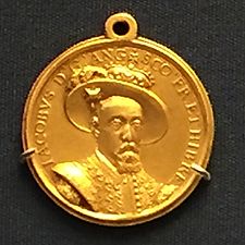 1604 medal James I England peace with Spain