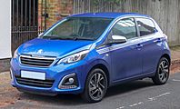 2018 Peugeot 108 Collection 1.0 Front (1)