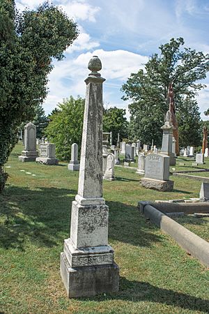 Abel Lawrence Foster Memorial - Glenwood Cemetery - 2014-09-14