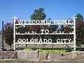 Colorado City, TX, welcome sign IMG 4520