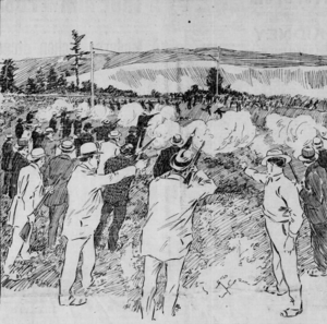 Firing on the miners Philadelphia Inquirer 09-12-1897 Lattimer Massacre