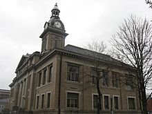 Franklin County Courthouse in Brookville Historic District