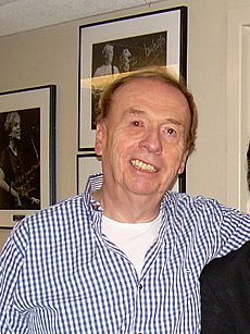 Geoff Emerick, backstage at Sgt. Pepper Live Featuring Cheap Trick, 2010