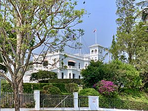 Government House seen from street, Brisbane, Queensland, 2019, 02