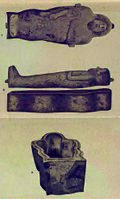 Láminas sarcófago masculino - 1891